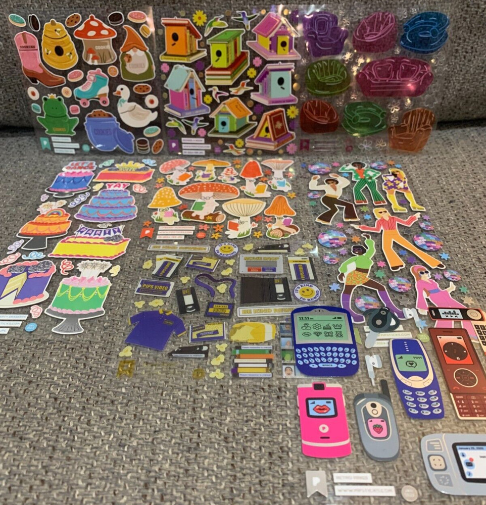 Pipsticks Stickers lot (see description for details)