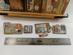 Junk Journal Ephemera Embellishment Add-on Handmade Set Vintage Style Set 9