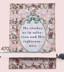 Vintage Style Victorian Bible Verse Cards Inspirational Faith Crafts