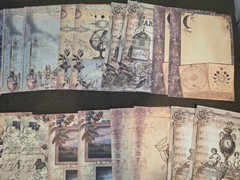 100 PC Ephemera Paper Packs Mystical Magical Notes New