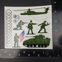 Frances Meyer Jumbo Stickers Military R 2110-015 New Army Marines USAF