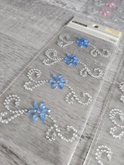 Sticker Lot – Flowers Scrapbooking 3D Stickers – Floral Spring Gems RARE HTF #96