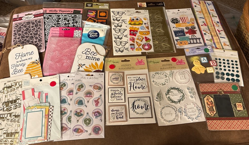 Set Of Stickers For Crafting Cardmaking Scrapbooking. All New Items In Package.