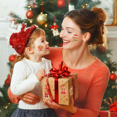 1000Pcs Christmas Stickers Roll Gingerbread Man Decals 10 Designs Funny Cartoon