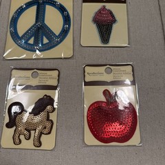 Lot of 9 New Recollections adhesive Embellishments