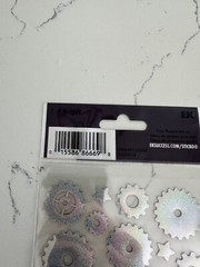 Sticko Autocollant Dimensional 29 PC Primary Colors Cogs Scrapbooking Crafts Art
