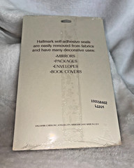 New Sealed VTG 1981 Hallmark Heart Shaped Fruit Clover Rainbow Note + Stickers