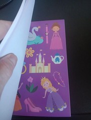 STICKERBOOK FOR KIDS 18 SHEETS A5 PRINCESS (A)