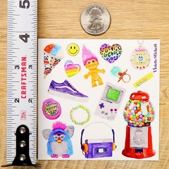 Violette Stickers – 90s Nostalgia – 1 Retro & Vintage Pop Culture Sticker Sheet