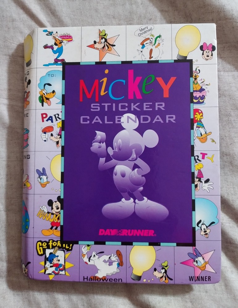Day Runner Disney Mickey Mouse Sticker calendar book