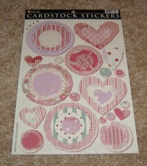 Daisy D’s Cardstock Stickers ~ Valentine Maybe Baby Collection