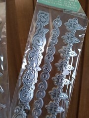 jolee’s botique dimensional stickers fleur de lis borders lot 2 (some wear)