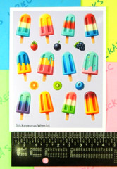 Popsicles Sweet Treats Sticker Sheet