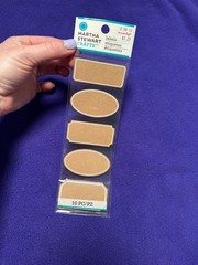 Martha Stewart 10 Piece Cardboard Labels New Classic Kraft Labels White Borders
