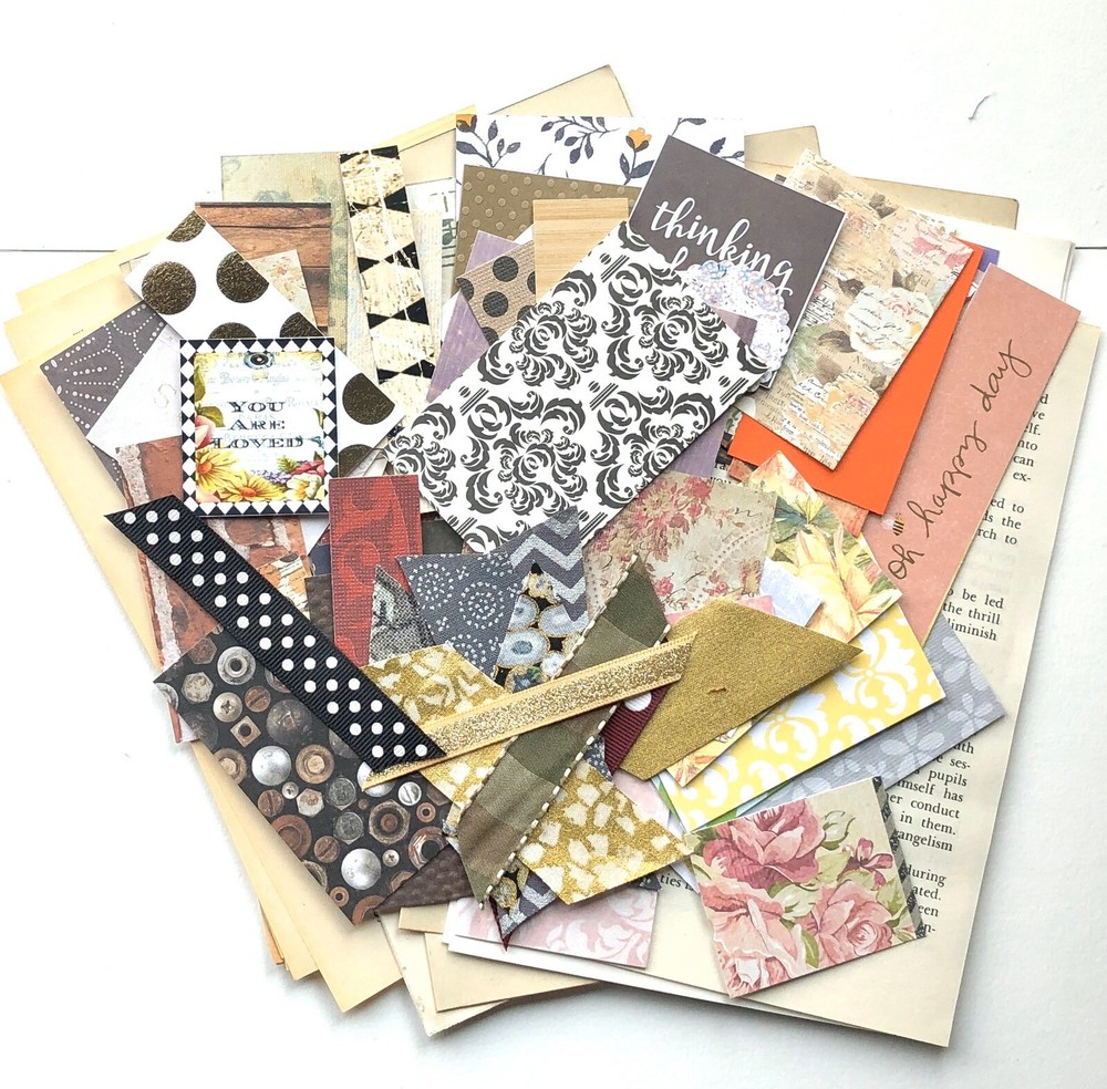 Junk Journal Supplies, 100+ Items, Scrapbook Papers, Quotes, Vintage Book Pages