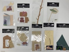 Outdoors Scrapbooking Lot Paper Embellishments Deluxe Laser Die Cuts 10 pc Hunt