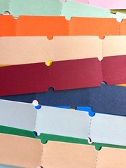 TICKET STUB Die-Cuts Approx.2″x1″(15pc)Journaling•Carnival•Fair Games•Drawing•••