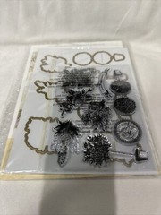 ANNA GRIFFIN TREILLAGE STAMPS AND DIES AG-864H New