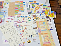 Large Scrapbook Lot Word Phrase Birthday Holiday Embellishment Craft Over 1.5lbs