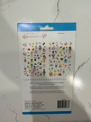 Pebbles 2 Page 94 PC Summer Tiny Stickers Swimming Beach Food Drinks Sea Life