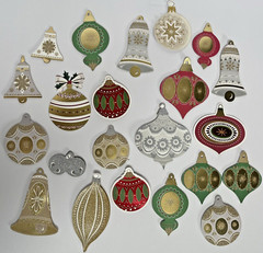 Anna Griffin Embellishments Christmas Ornaments 20+ Some Are 3D Card Making