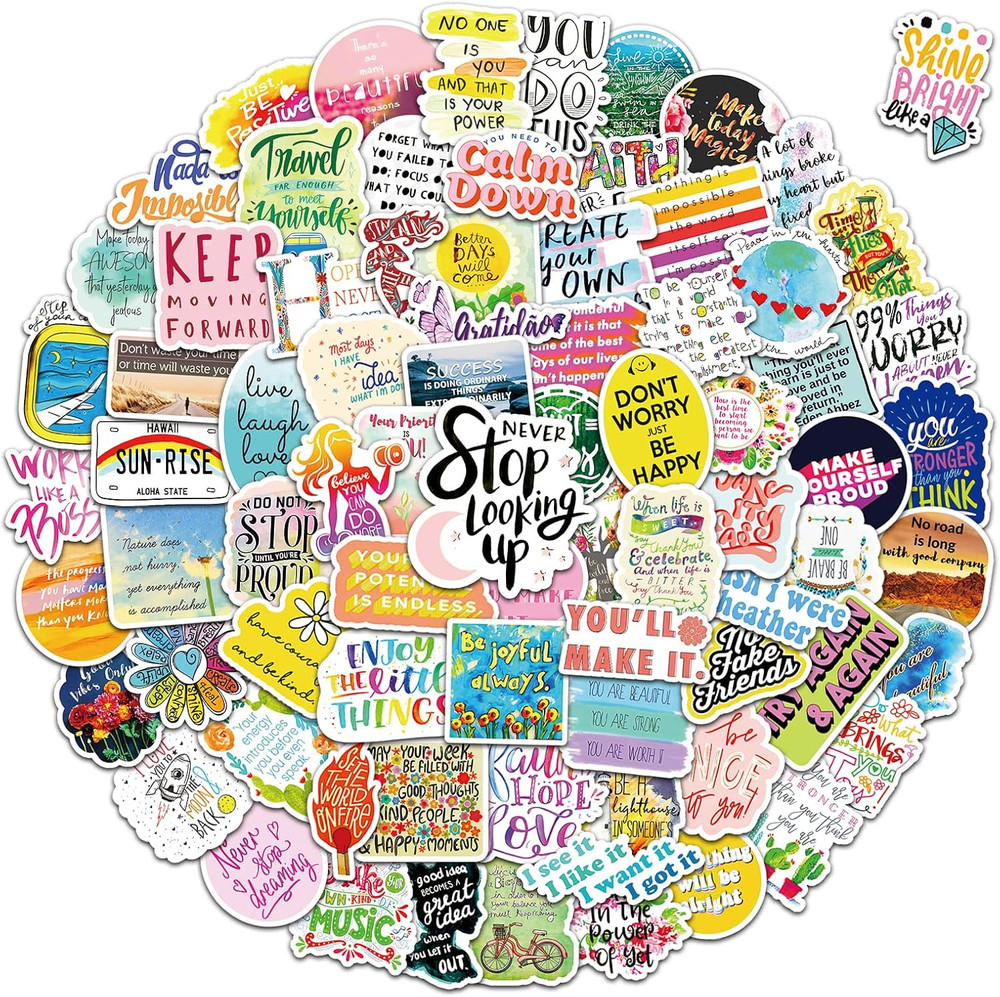 150Pcs Motivational Stickers for Kids Teens Students Teachers Planners