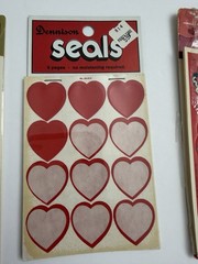 Vintage Hallmark Candy Conversation Hearts Lips Valentines Day Lot – 34 Sheets