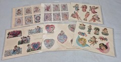 Vintage Gallery Graphics Stickers ANGELS & VALENTINE’S Day, 148 Total NIP