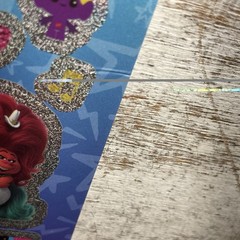 Trolls World Tour 3 Foil Sticker Sheets CHECK ALL PHOTOS FOR THE CONDITION