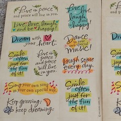 Vintage 1980s Hallmark Inspirational Quote & Cartoon Sticker Mixed 3 Sheets