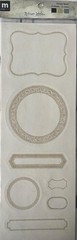 New Making Memories 36 ARTISIAN LABELS STICKERS GOLD BLACK SILVER free USA sh