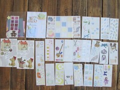 Lot Creative Memories Stickers New Baby Boy Girl Old Fashioned Toys Doll Bear