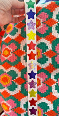 Sparkly Stars Sticker Roll: Roll Of 500 1 Inch Multicolor Star Stickers