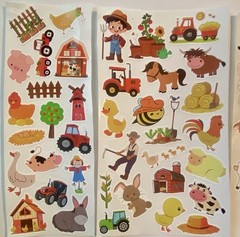 Large Lot Of Farm Animals Stickers! Jolee’s Boutique, Etc