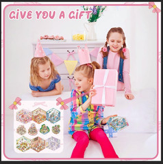 10 Sets 3D Scene Stickers DIY Decorative Stickers Cute Isometric Sticker Kawaii