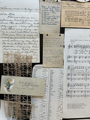 Vintage Ephemera Lot of 100 Pieces Junk Journal Book Pages Stamps Letters more