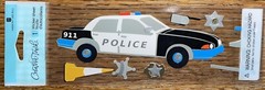 CREATIVE TOUCH Cop Police Car Cones Star Badges 911 Emergency Vehicle Stickers