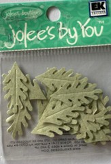 LIGHT GREEN FERN LEAF Die-cut Embellishment(20pc)Jolee’s•Flower•Garden•Stem•Bush
