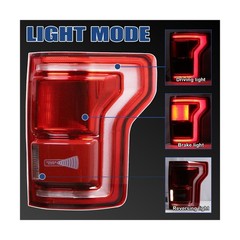 Tail Lights Compatible With Ford F150 F-150 2015 2016 2017 Right Passenger Si…