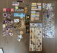 Huge Lot of Scrapbooking Stickers Alphabet Poolside Summer Fun School & More