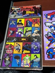 Sandylion NIP Batman Cubix + 4×6.5” Sperman 1 strip Small Soldiers 2 mod Robots