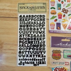 Lot Of 7 New Stickers for Scrapbooking & Crafts Gifts College Road Trip Summer