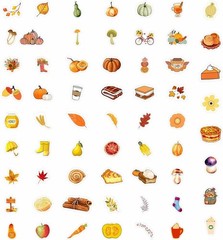 Fall Stickers, Autumn-Themed Stickers with Pumpkins, Leaves, Animals & More –…