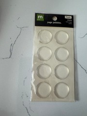 Making Memories Details Circle X-Large Blank Page Pebbles Scrapbooking Crafts