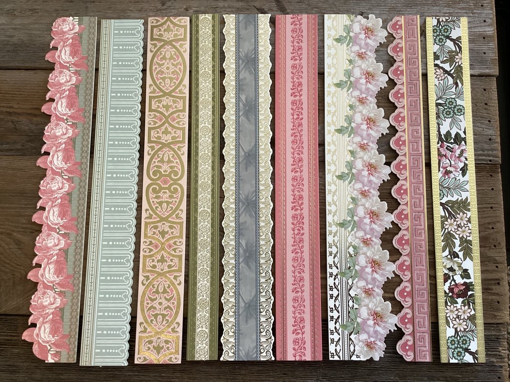 Anna Griffin Botanical Border Stickers 12″ 9 Pieces