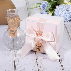 200Pcs Handmade Tags, Brown Paper Gift Labels with Twine String 1.2” round for H