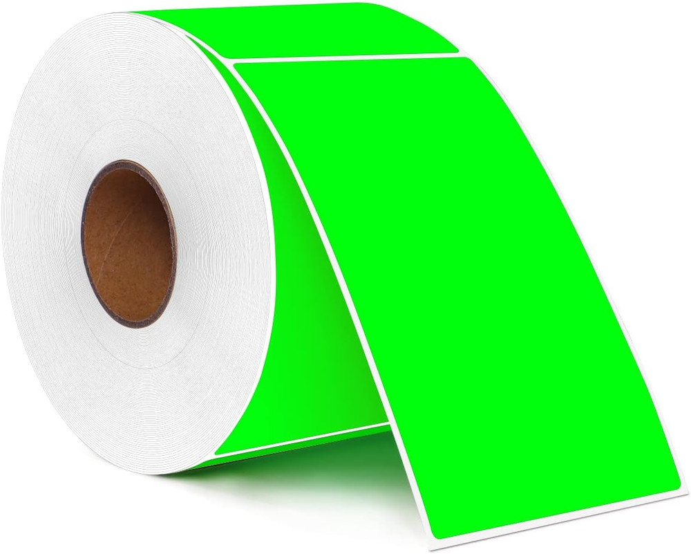 3 X 5 Inch Rectangle Adhesive Color Coding Stickers,Square Inventory Label Stick