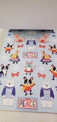 Christmas STICKERS w/ French Bulldog & Polar Bear Theme STICKER Book – 251 pcs
