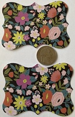 FLOWER TAG Die-Cut(20pc) Hobby Lobby•3.375”x 2-1/2”•Garden•Ephemera•Card Making•