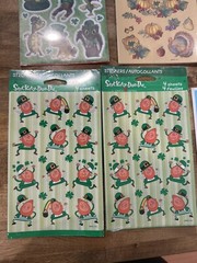 Mixed Lot Vtg Hallmark AGC Holiday Stickers Halloween St Patty’s Day Thanksgivin